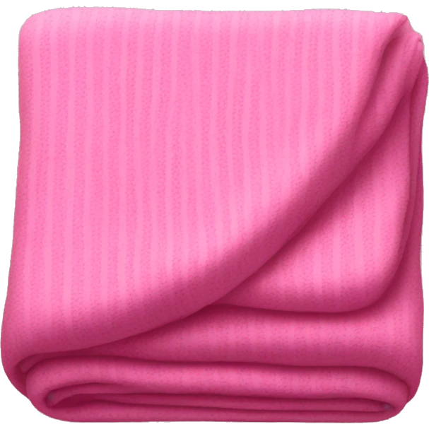 Pink folded blanket  emoji