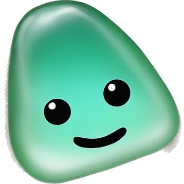 Seaglass on the beach emoji