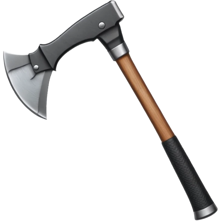 black metal snow climbing axe emoji