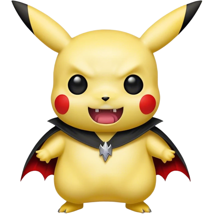 pikachu-ghostface vampire emoji