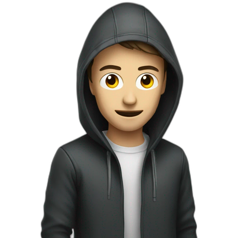 hacker with palastine emoji