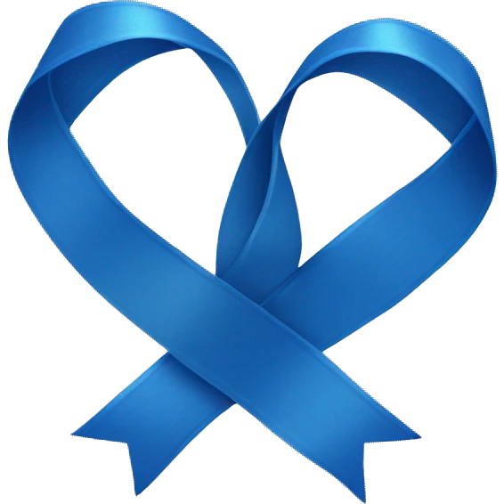 blue ribbon emoji