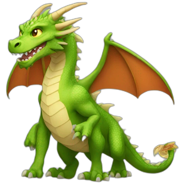 Dragon Full Body emoji