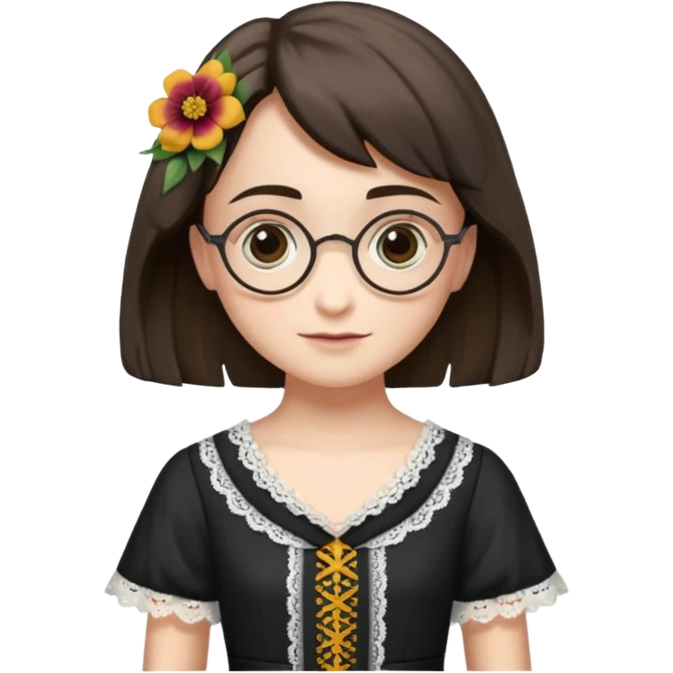 Harry potter wearing a dress emoji