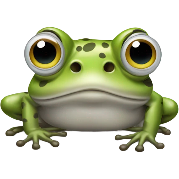 Senior frog  emoji