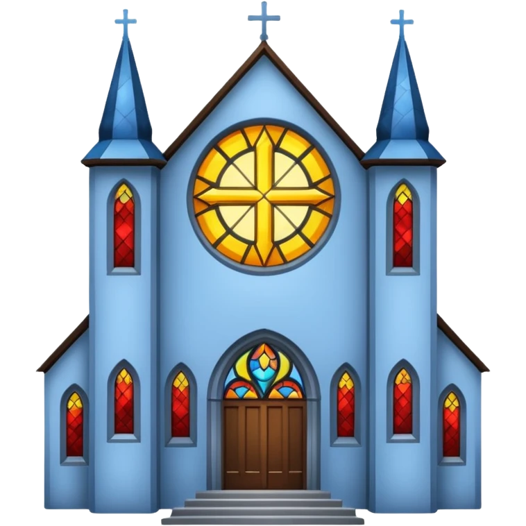 church with stained glass emoji
