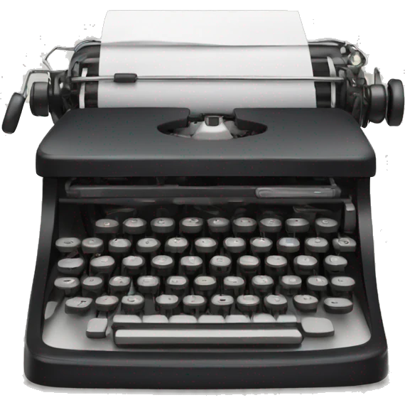 Typewriter emoji