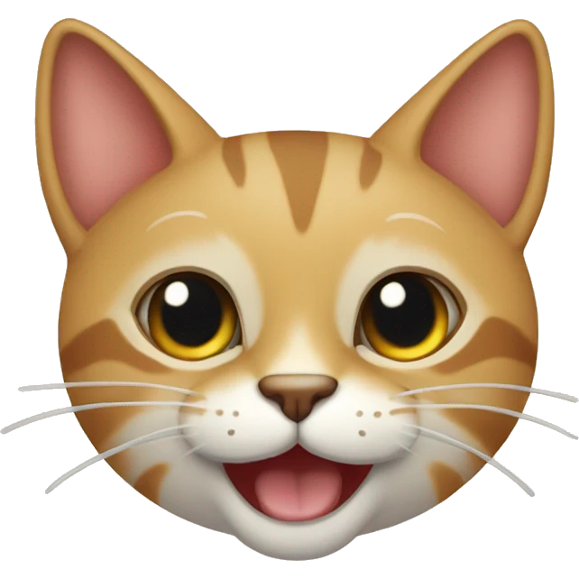 Gato siames sonriente emoji