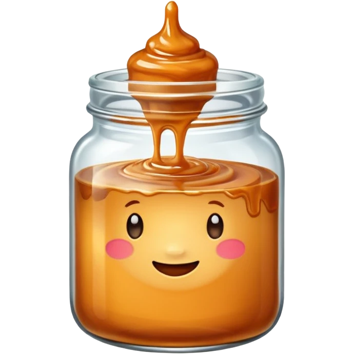 Salted caramel jar  emoji