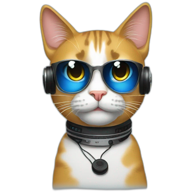 dj cat emoji
