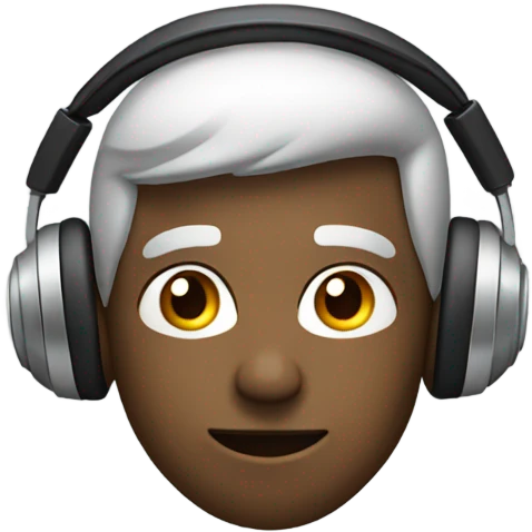 Someone wearing headphones  emoji
