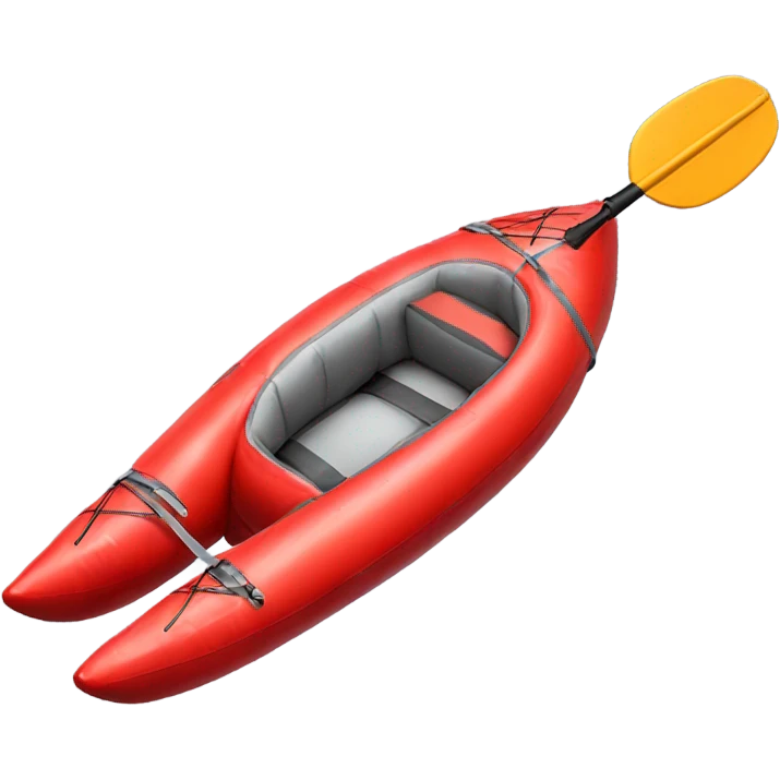 Red inflatable kayak small  emoji