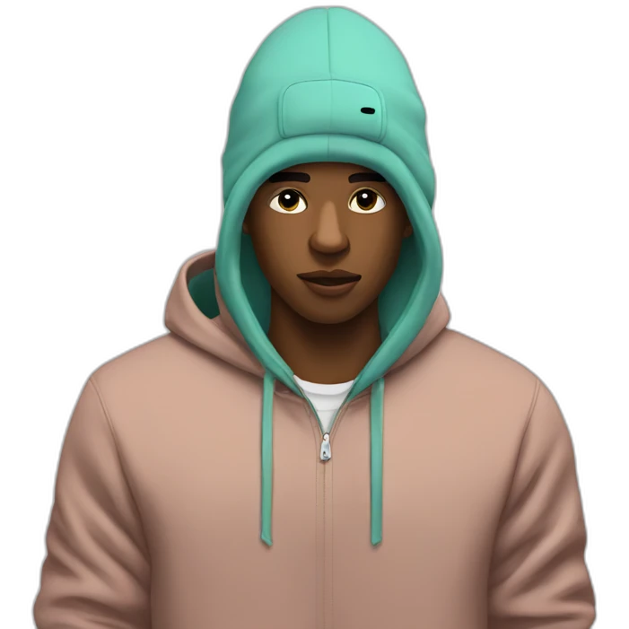 Bitmoijie avec bonnet trapstar emoji