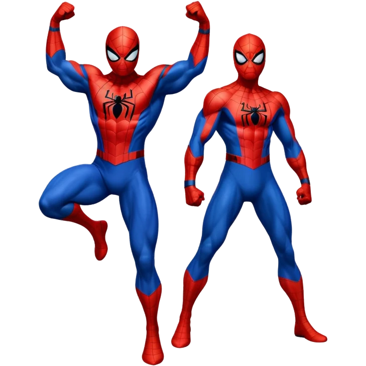 Spider-Man superhero in classic red and blue costume emoji