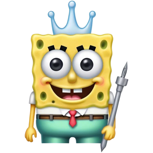 SpongeBob getting a low taper fade emoji