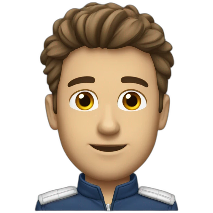 Daniel Riccardo en tenue de pilote emoji