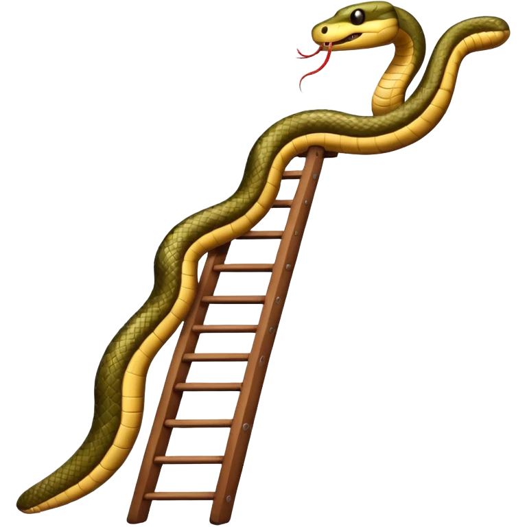 snake on a ladder emoji
