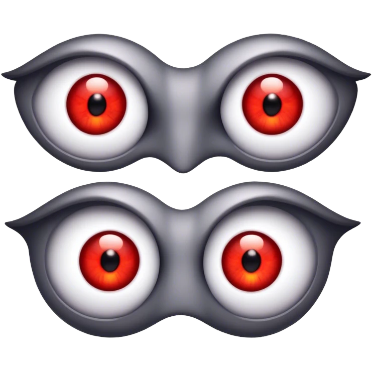 Low red eyes  emoji