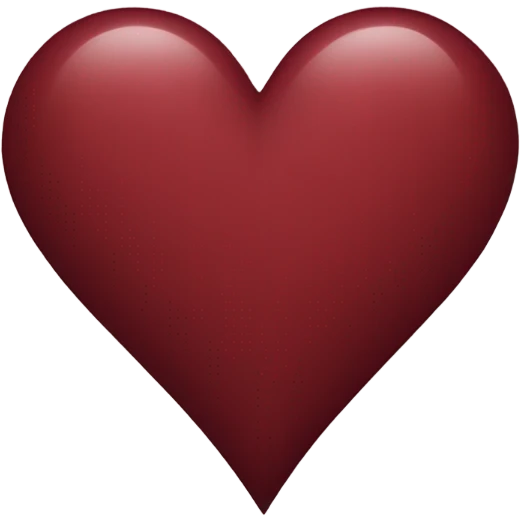 heart in color #70000E emoji