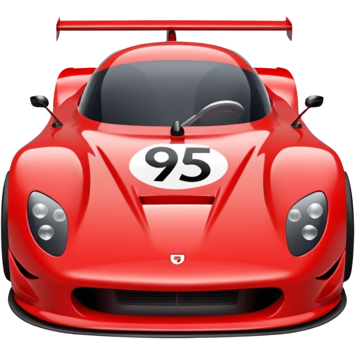 A race car number 95 emoji
