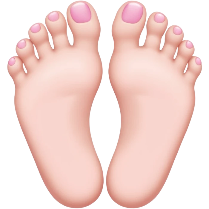 Light Pink baby feet emoji