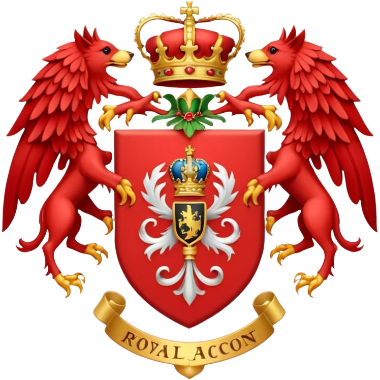 Red Royal Coat of arms emoji