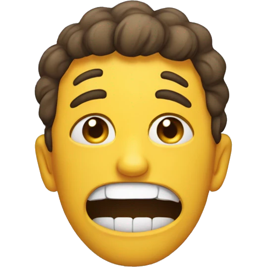 half laugh half cry emoji