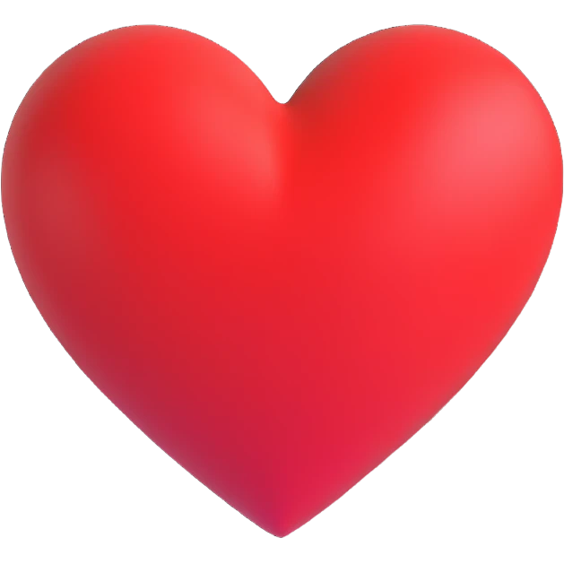red heart emoji