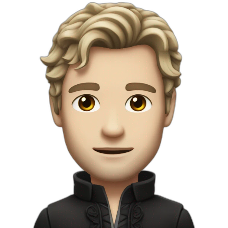 Klaus mikaelson realistic detailed emoji