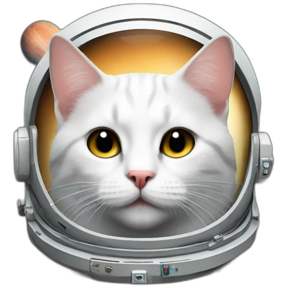 Astronaut cat emoji