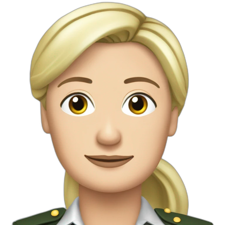 marine le pen présidente emoji