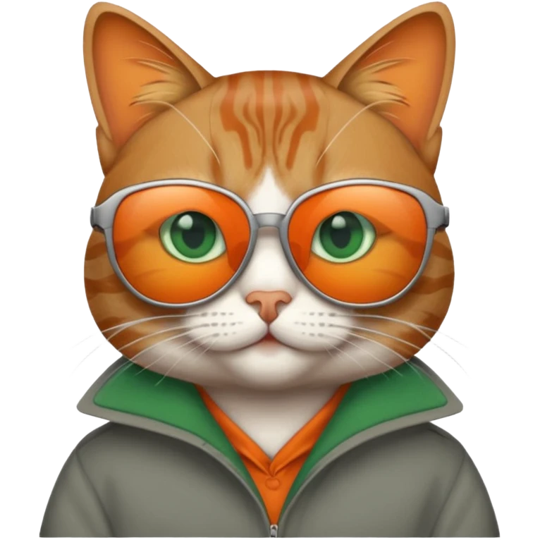 Cat wearing sunglasses emoji