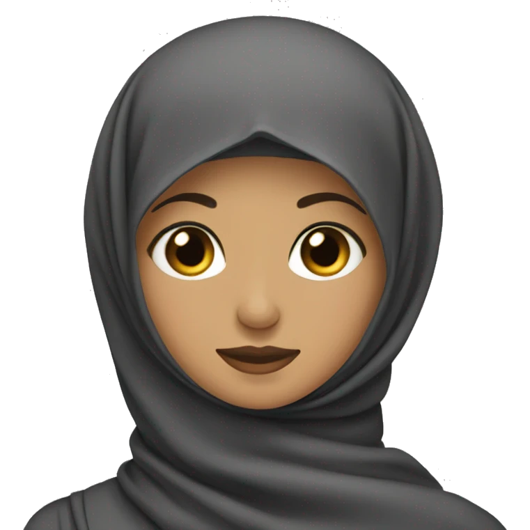 Hijab in wonter emoji