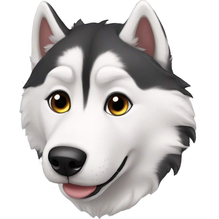 huskies cute emoji