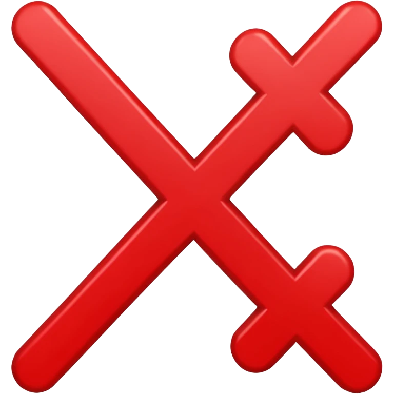 red x emoji