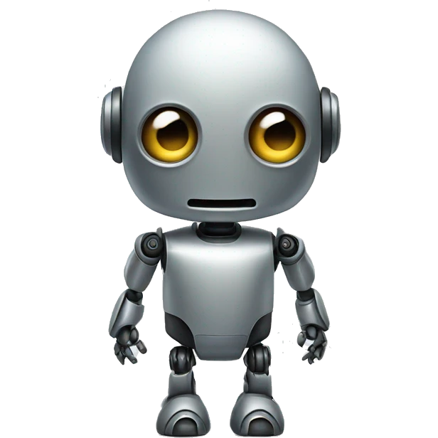 CUTE ROBOT LOOKS LIKE LETTER i emoji