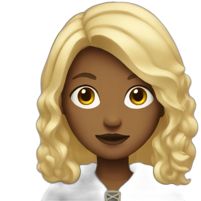 Witch with blonde hair emoji