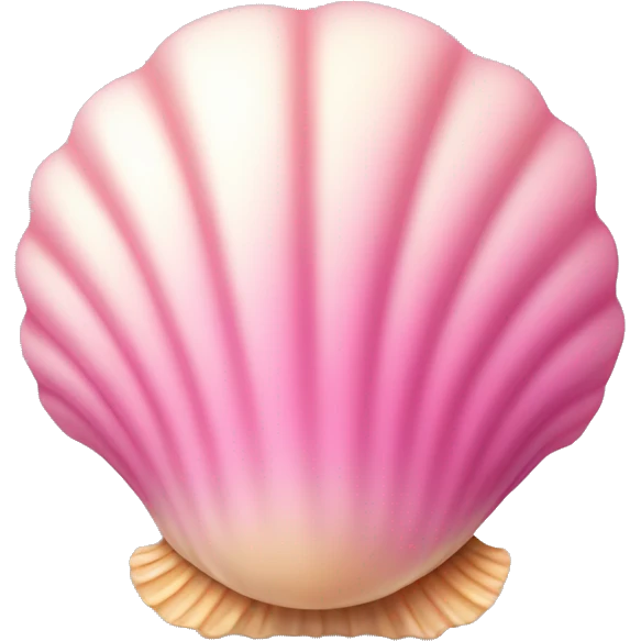 Shell with pink emoji