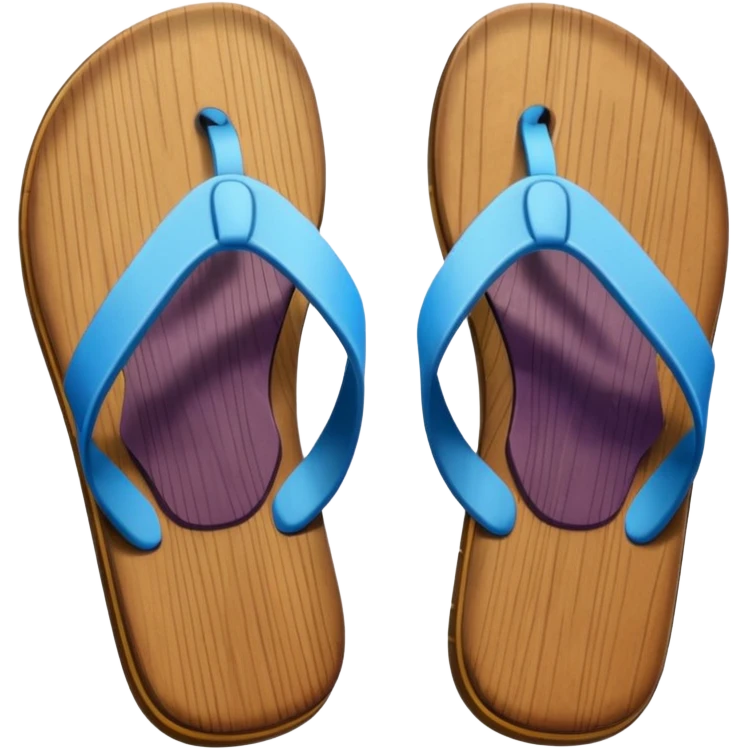 wood flip flop emoji