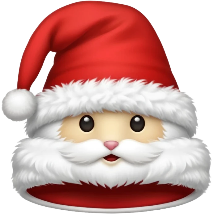 christmas hat for a website log emoji