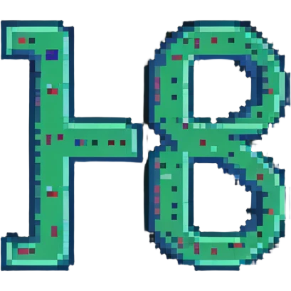 S.R CRYPTO text in arcade-style pixel lettering emoji
