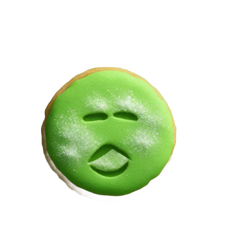 Matcha cookie emoji