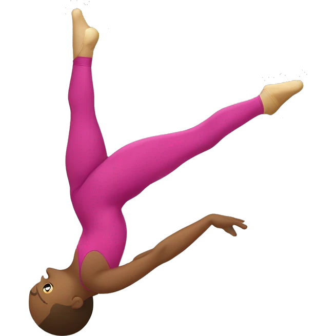 Gymnaste sur poutre emoji