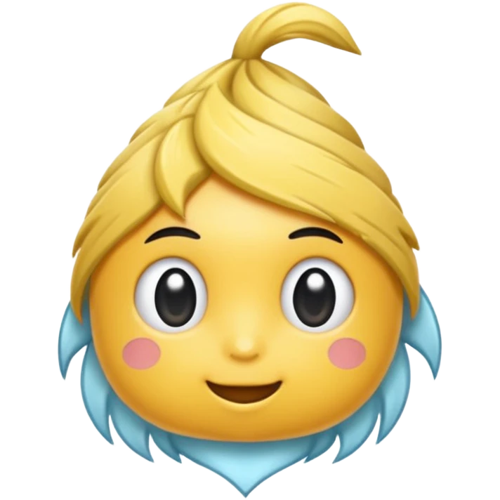 Glitter pacote de pipoca, listras roxas e azul ciano emoji