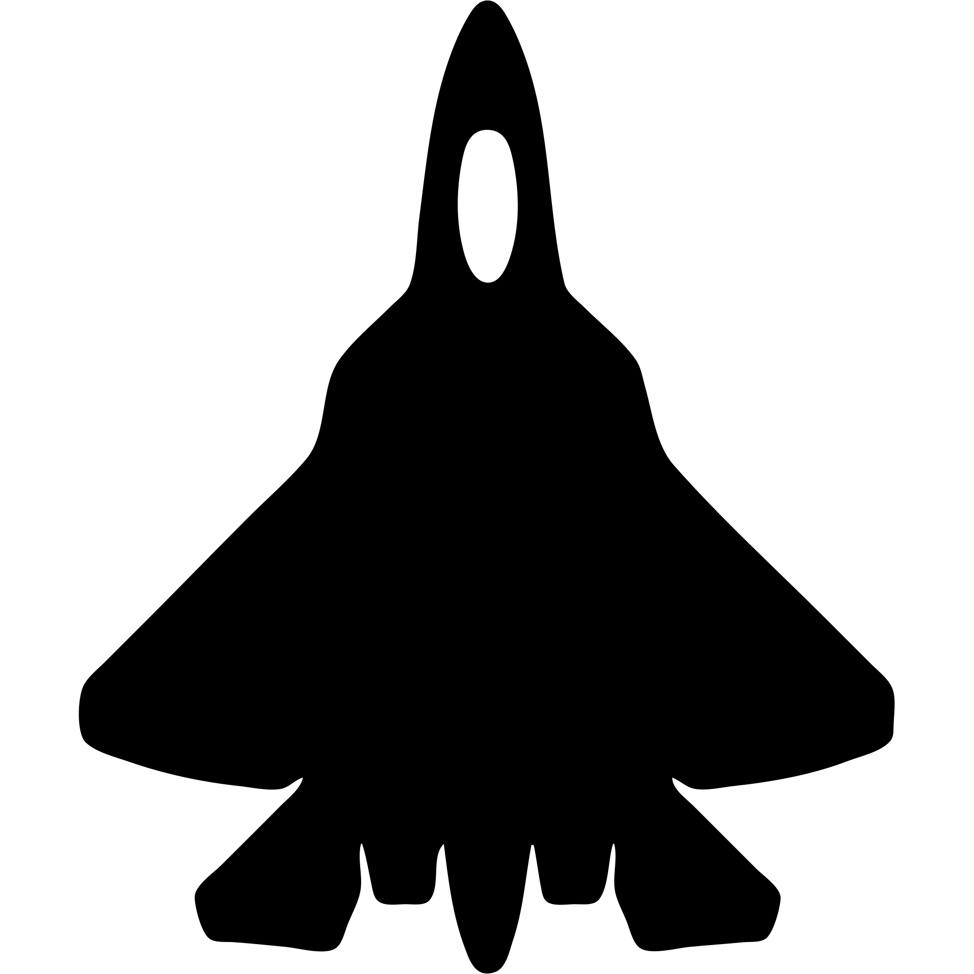 Su-57 jet, top-down view emoji