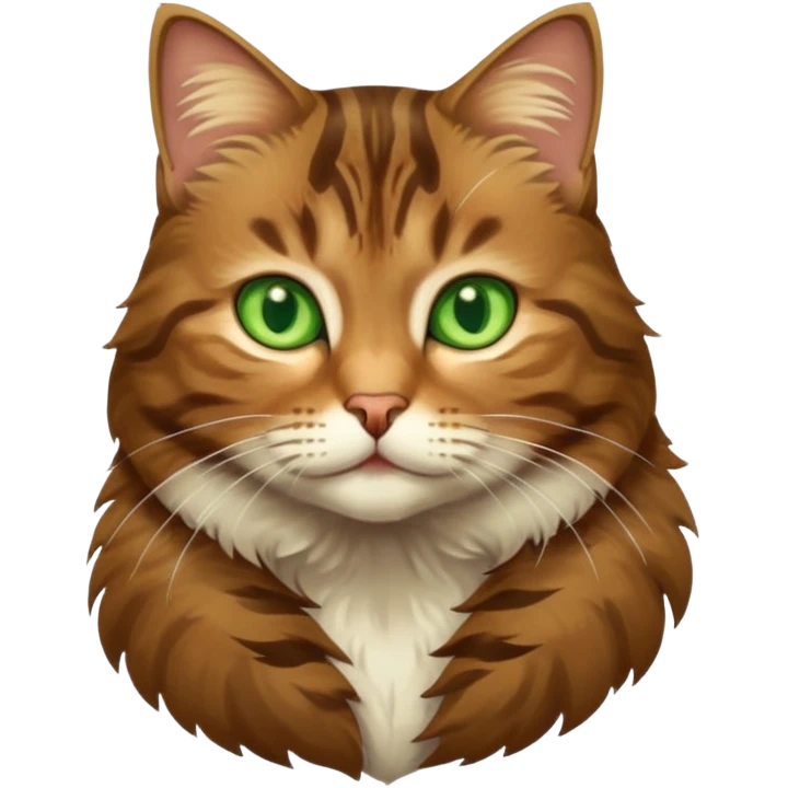 A european cat brown emoji