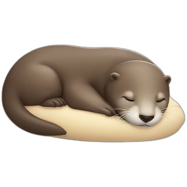 Otter sleep emoji