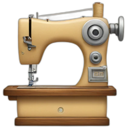 Sewing machine owl emoji