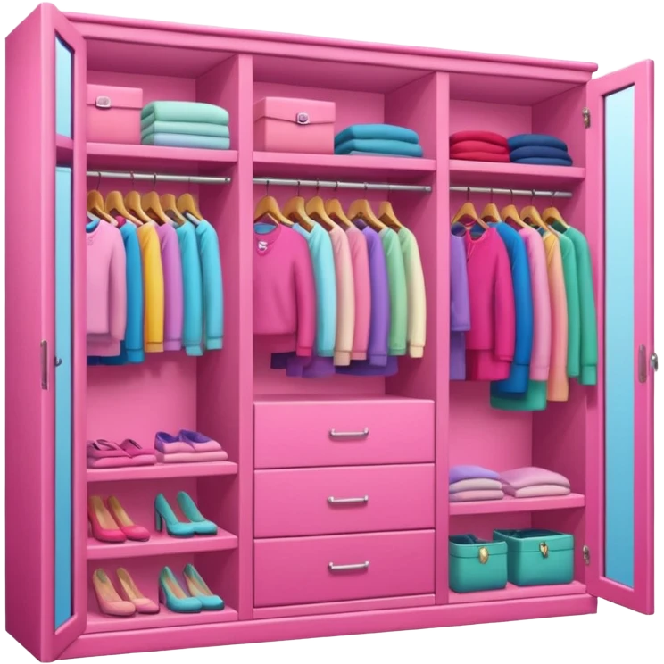 pink closet emoji