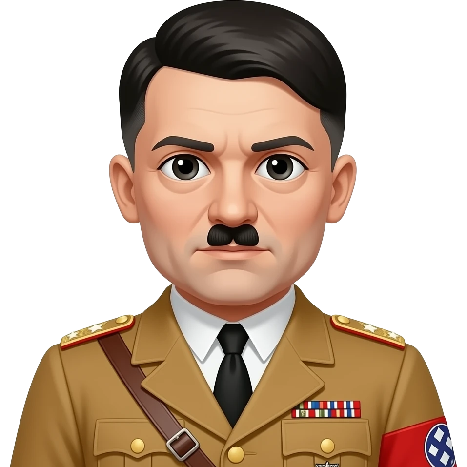Hitler as a nigga emoji